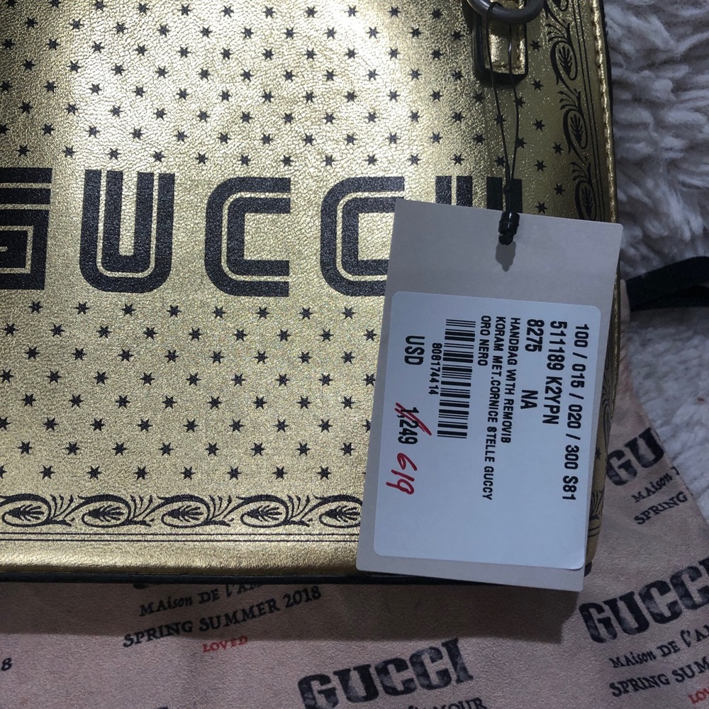NEW GUCCI HANDBAGS GUCCY SEGA 511189 K2YPN 8275 CROSSBODY BAG - Picture 11 of 12
